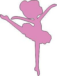 Топпер "Балерина", 36001132-р 9*12 см