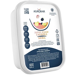 Пюре замороженное "AGROBAR" Личи, Юдзу, Ежевика 250 гр
